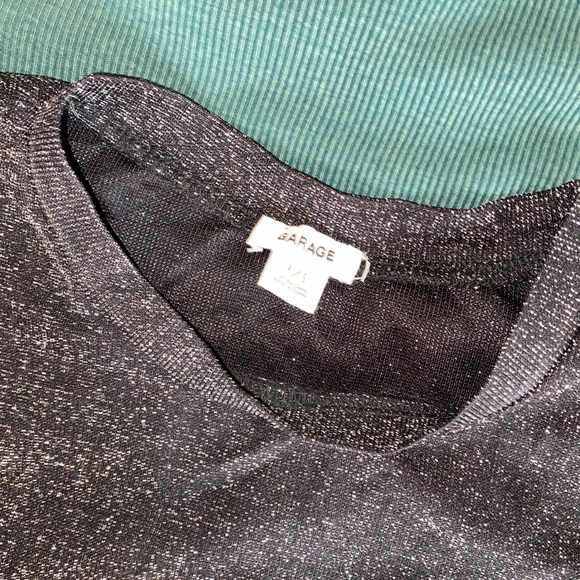 Sparkly black Garage long sleeve - Picture 2 of 3